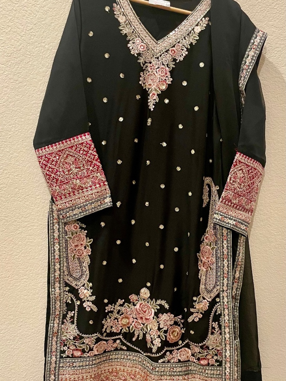 Silk suit